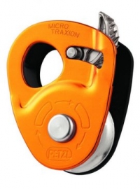 Petzl Micro Traxion blokant s kladkou