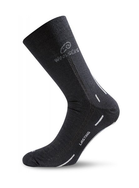 Lasting WLS ponožky, černá, S