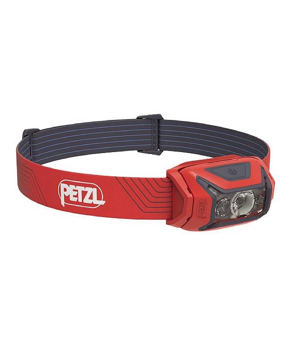 Petzl čelovka Actik Hybrid 450 lumens, červená