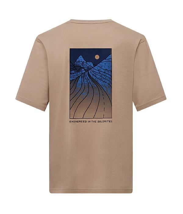 Salewa triko Eagle Sunset Loose M, hnědá, 48/M