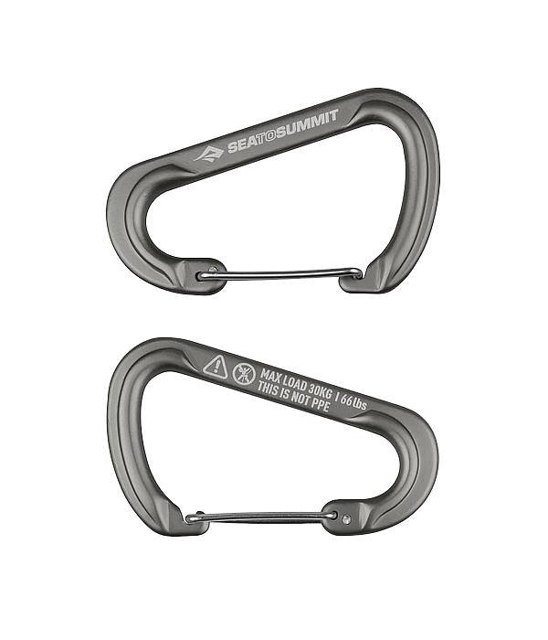 Sea to Summit Accessory Carabiner Large 2 pack |šedá